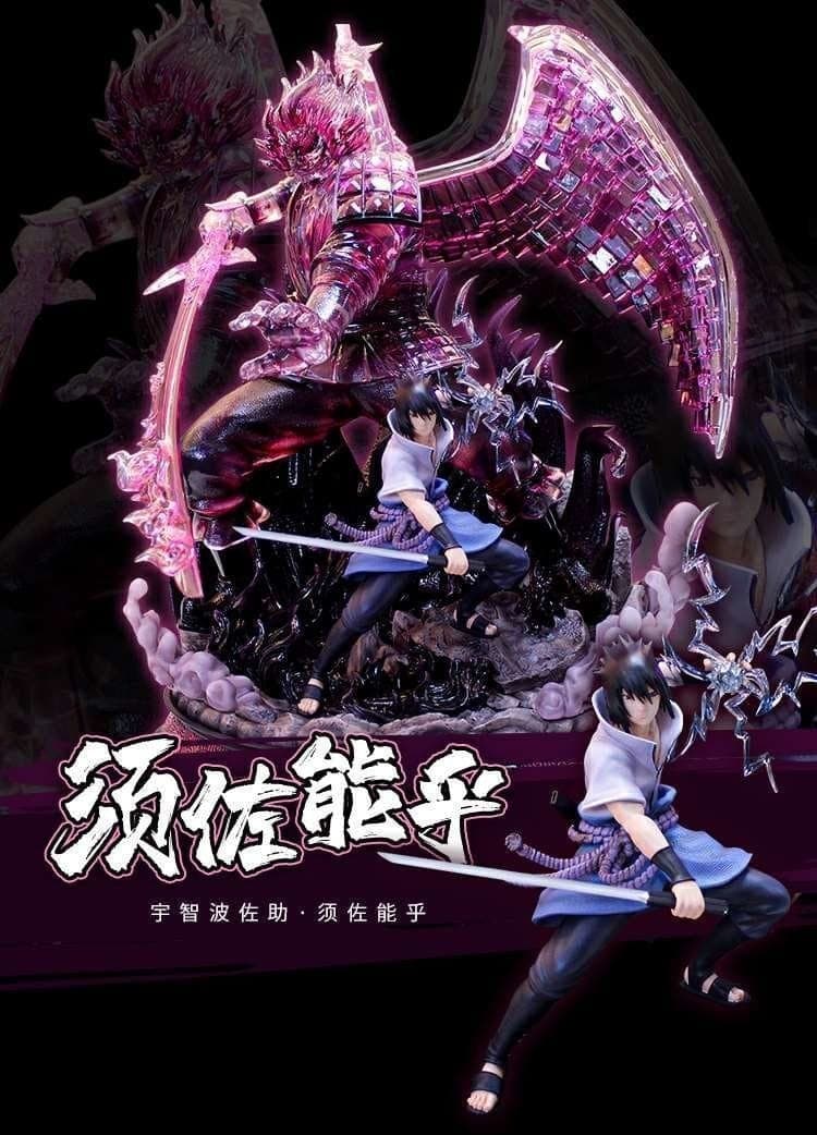 Sasuke Uchiha Perfect Susanoo Statue with LED - 32 cm - Yukizi