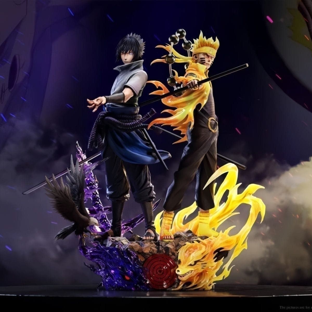 Naruto & Sasuke Eternal Rivalry Statue (38 cm) - Yukizi