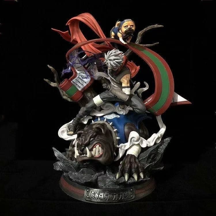 Kakashi Hatake Anbu with Ninja Hounds Statue - 39 cm - Yukizi