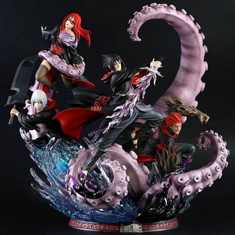 Team Taka Diorama: Sasuke, Karin, Suigetsu & Jugo - 40 cm - Yukizi