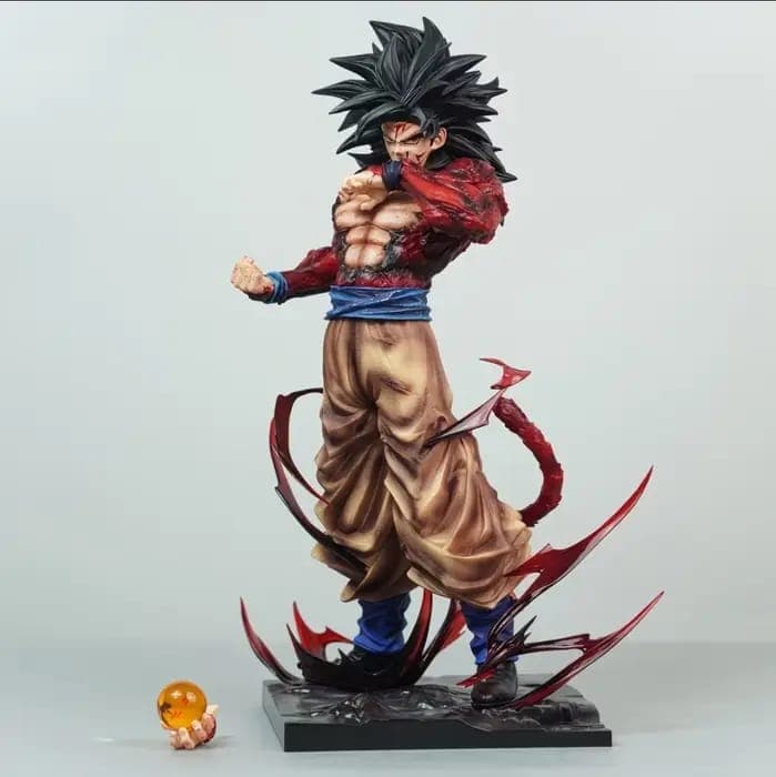Son Goku Super Saiyan 4 Statue - Yukizi