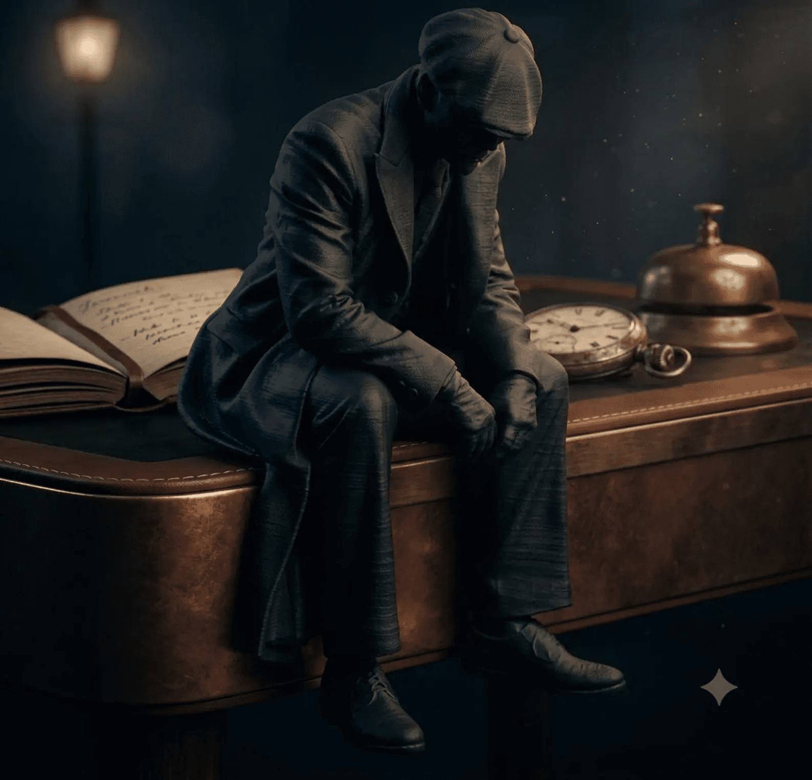 Thomas Shelby Resin Figure – Peaky Blinders Monitor Sitter - Yukizi