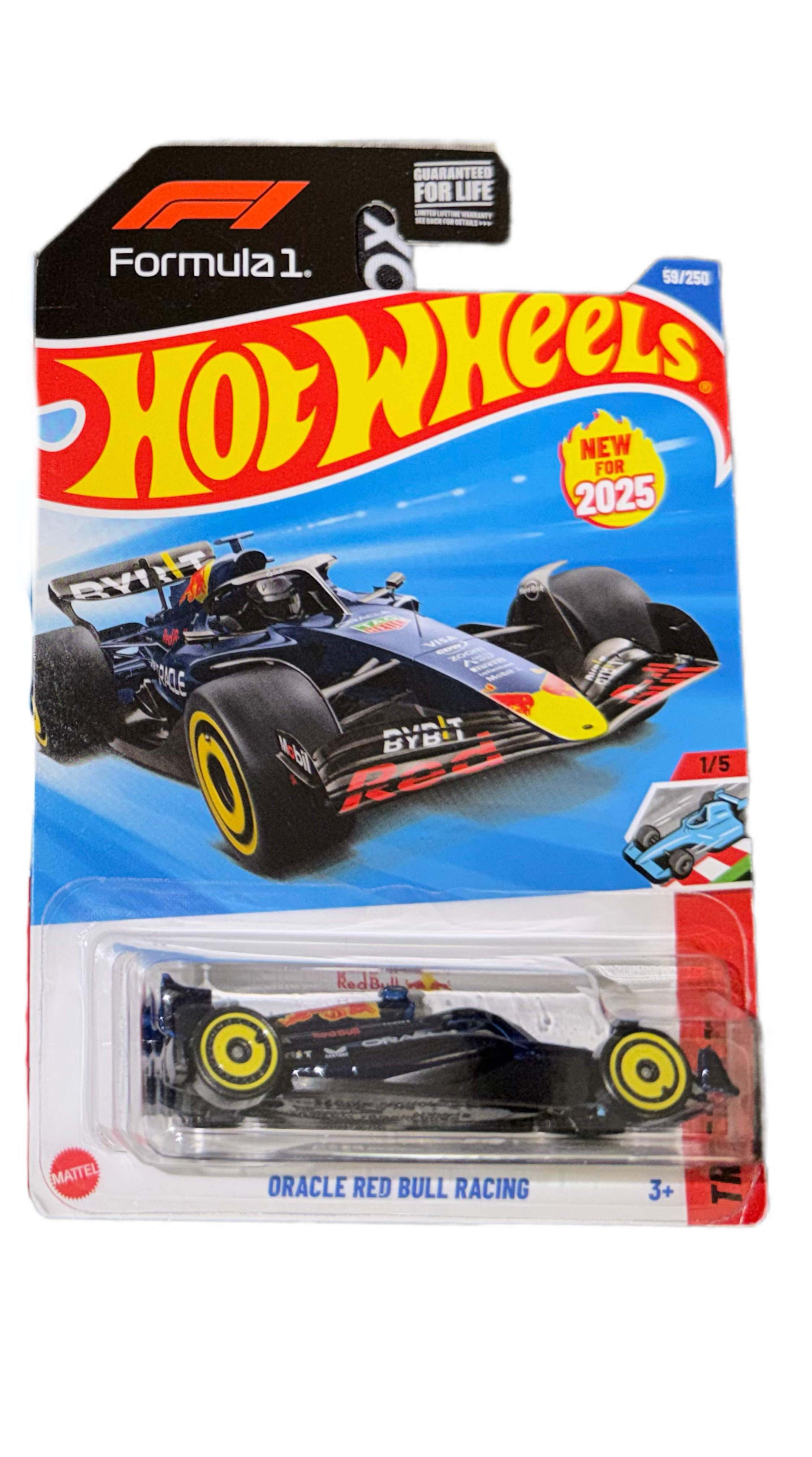 Hot Wheels Oracle Red Bull Racing F1 Diecast Car (1:64 Scale) - Yukizi