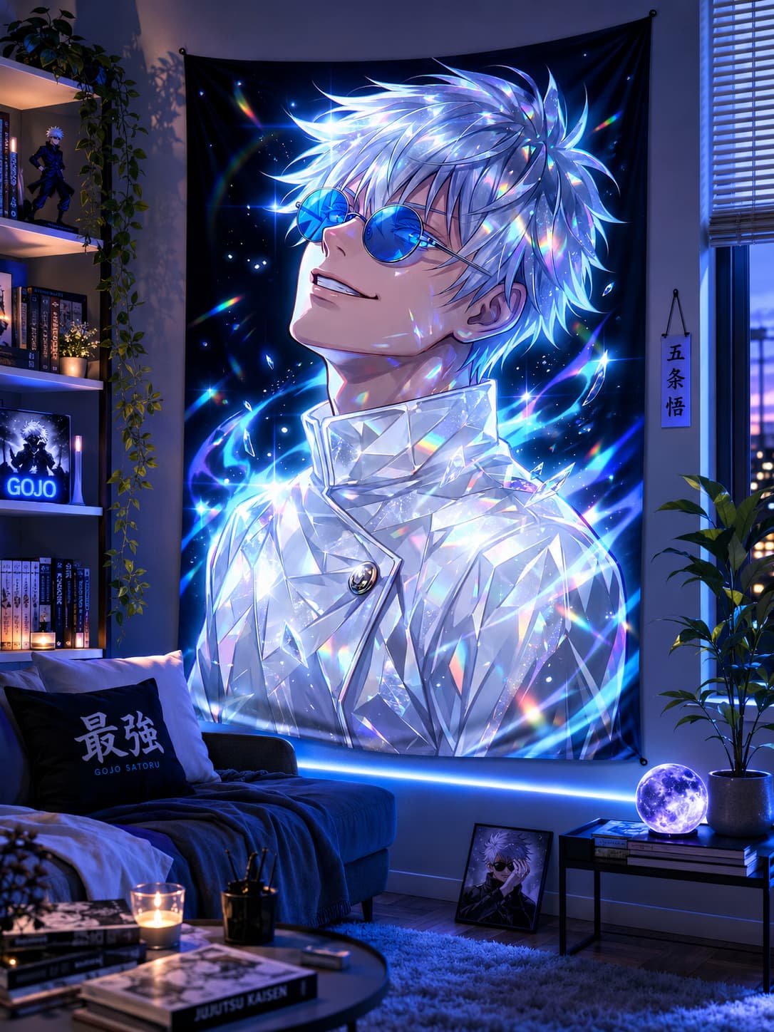 Infinite Void Tapestry | Satoru Gojo Anime Tapestry - Yukizi
