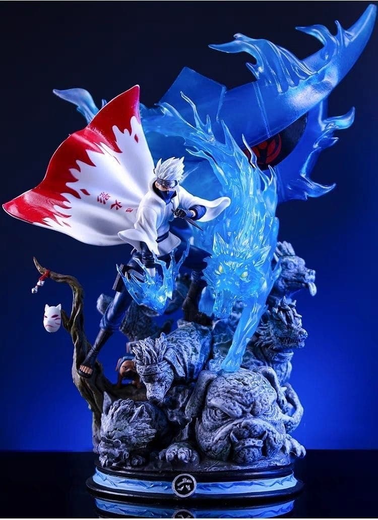 Kakashi Hatake Sixth Hokage Susanoo Energy Statue with LED - 40 cm - Yukizi