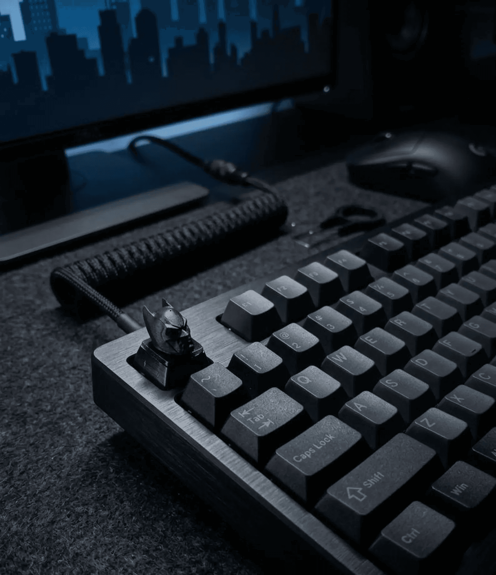 Batman Artisan Keycap for Mechanical Keyboard - Yukizi