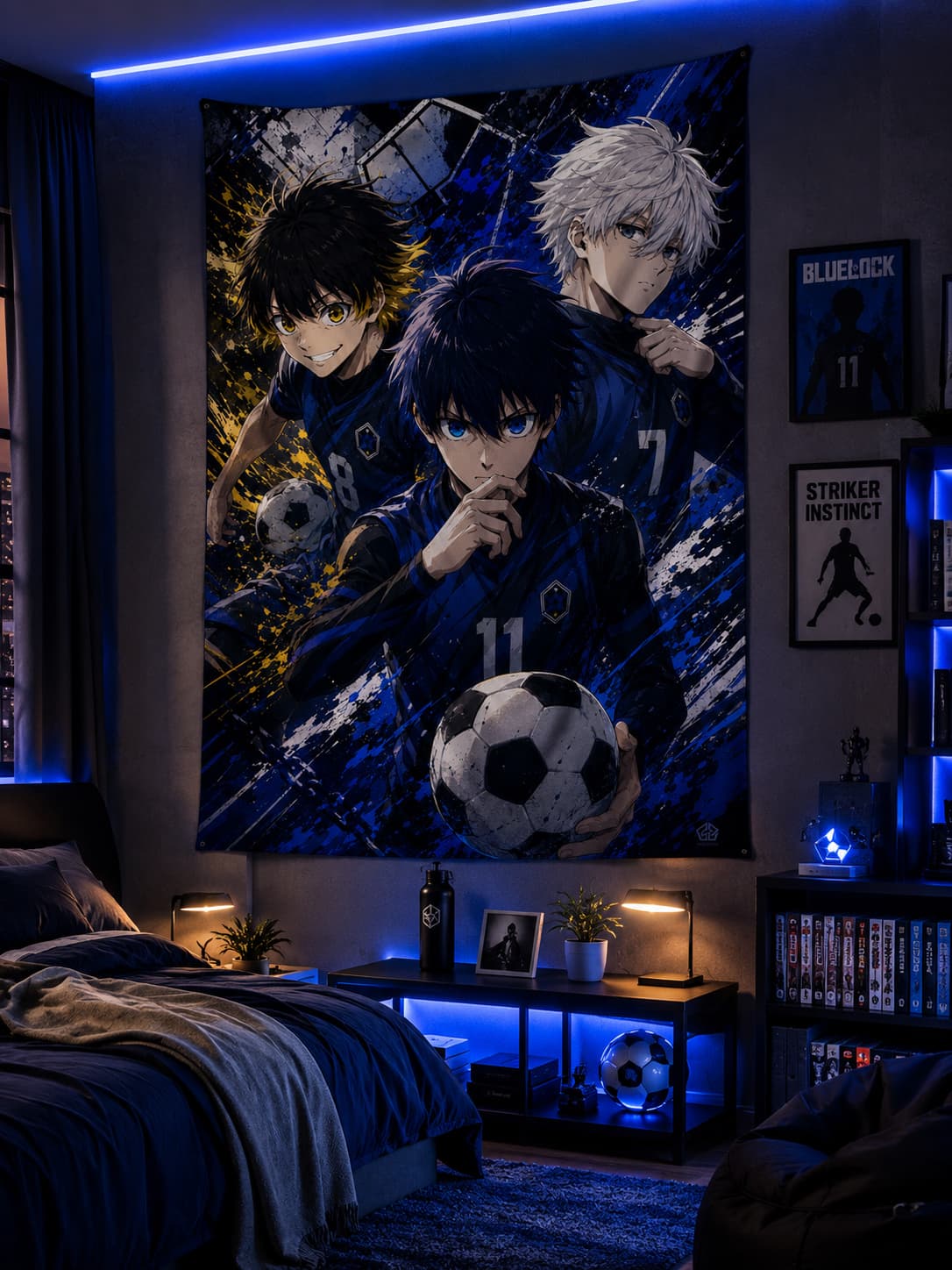 Isagi, Nagi & Bachira Anime Tapestry | Blue Lock - Yukizi