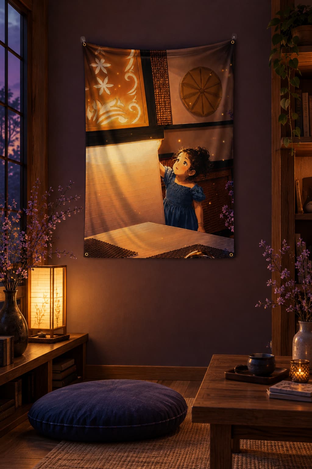 The Grave of Fireflies Tapestry | Seita Anime Tapestry | Grave of the Fireflies | Wall Hanging - Yukizi